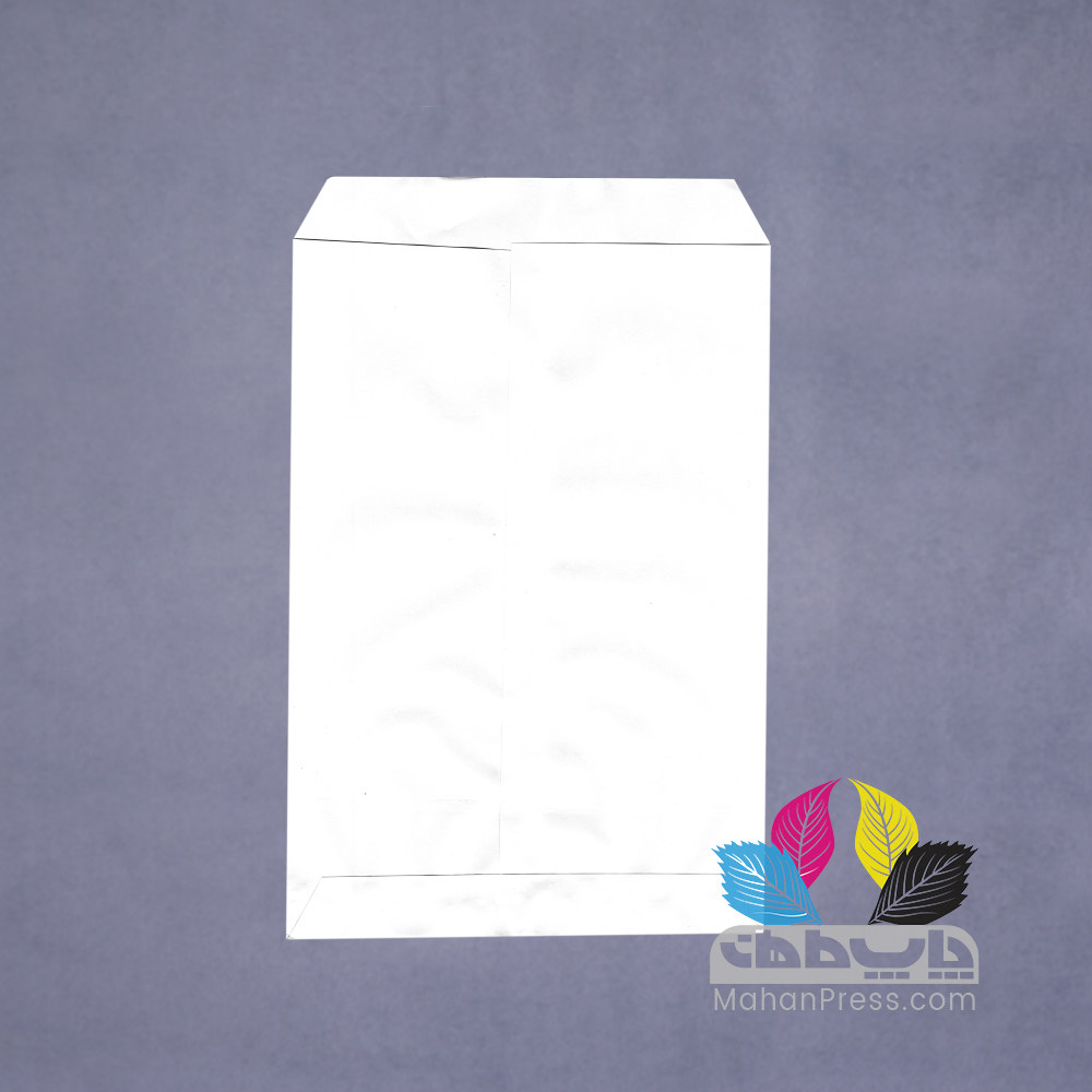 پاکت اداری کاغذی سفید در ابعاد a4 a5 a3 b4- چاپخانه ماهان - ماهان پرس