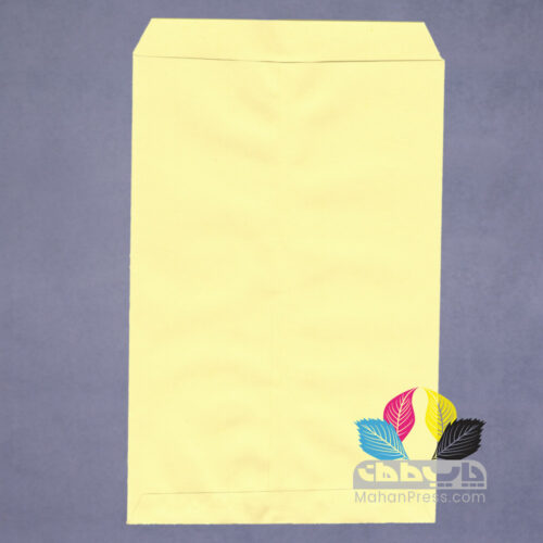 پاکت اداری کاغذی زرد در ابعاد a4 a5 a3 b4- چاپخانه ماهان - ماهان پرس