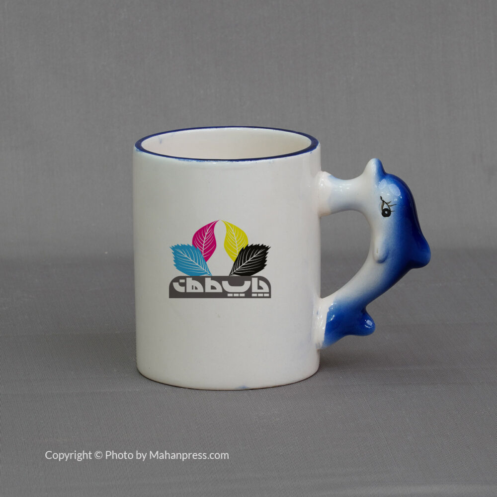 چاپ روی لیوان ماگ سرامیکی عروسکی طرح دلفین